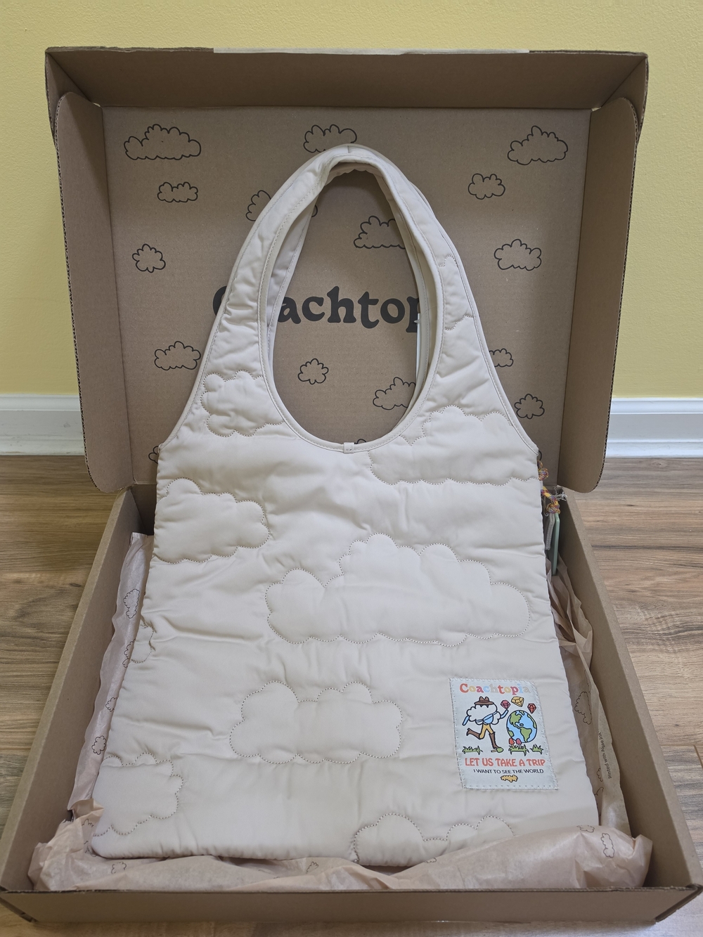 Coachtopia Loop Flat Tote with Cloud Quilting
